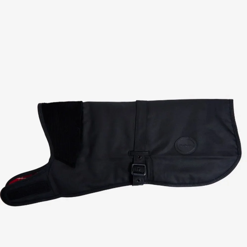 British Classic Black~  BARBOUR Matt Waxed Cotton Dog Coat MSRP$115.